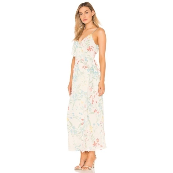 💕TULAROSA💕 Selena Floral Maxi Wrap Dress - Picture 5 of 8
